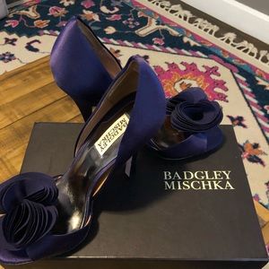 Size 7 Purple Badgley Mishka Pumps